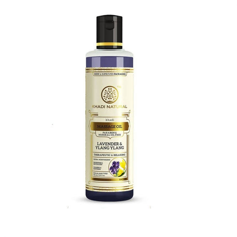 Khadi Natural Lavender And Ylang Ylang massage Oil Paraben And Mineral Oil Free